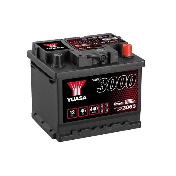 Снимка на Акумулатор YUASA YBX3000 SMF Batteries YBX3063 за Citroen BX Break XB 16 - 92 коня бензин