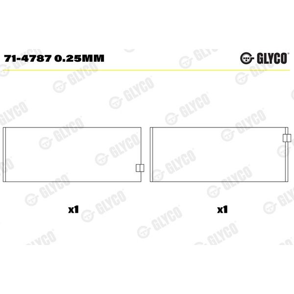 Оценка и мнение за Биелен лагер GLYCO 71-4787 0.25mm