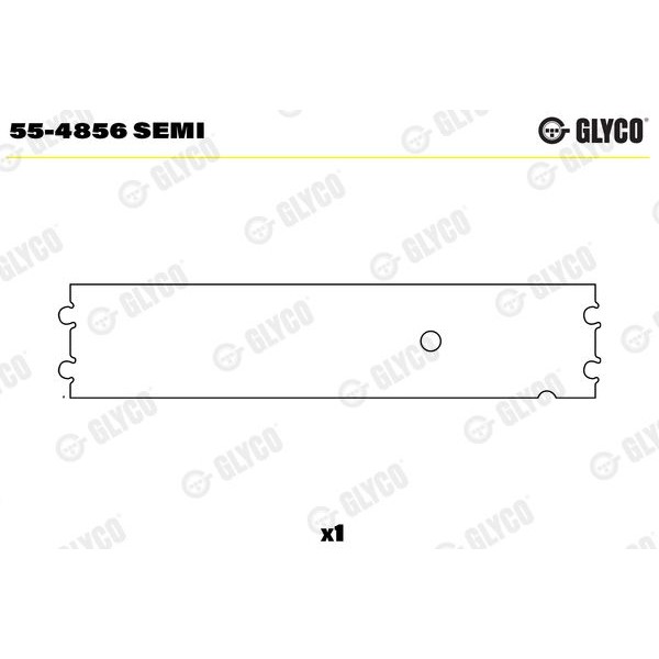 Снимка на Биелна втулка GLYCO 55-4856 SEMI за Renault Clio 2 Box 1.5 dCi (SB3M) - 64 коня дизел