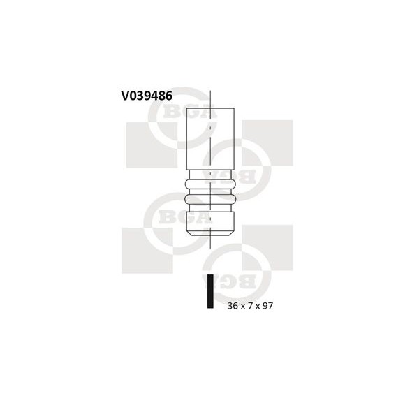 Снимка на Всмукателен клапан BGA V039486 за VW Golf 4 (1J1) 1.9 TDI - 110 коня дизел