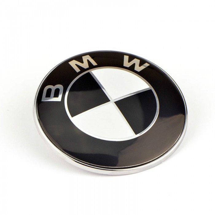 Емблема черна заден капак 74мм BMW 51148132376BR за BMW 3 Coupe E46 M3 CSL  - 360 коня | Емблеми