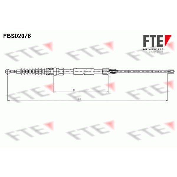 Снимка на Жило за ръчна спирачка FTE FBS02076 за Skoda Octavia Estate (1Z5) 1.2 TSI - 105 коня бензин