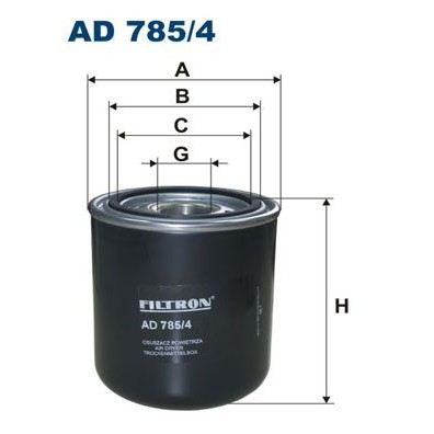 Снимка на Изсушител на въздуха, пневматична система FILTRON AD 785/4 за камион Mercedes Actros MP2, MP3 2032 AK - 313 коня дизел