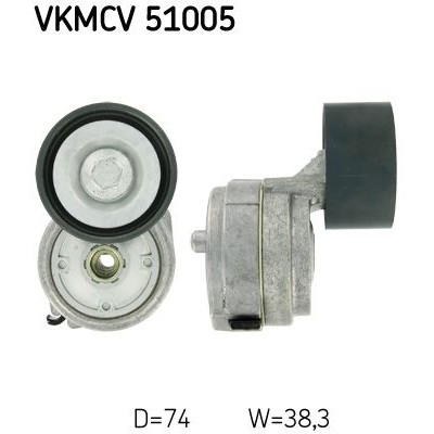 Снимка на Комплект ангренажен ремък + водна помпа SKF VKMC 03259