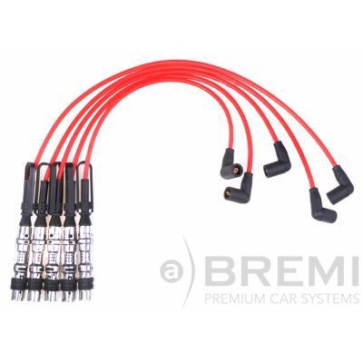 Снимка на Комплект запалителни кабели BREMI червен 205H200