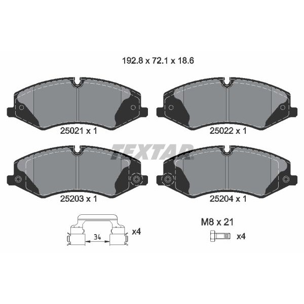Оценка и мнение за Комплект спирачни челюсти TEXTAR Shoe Kit Pro 84058200