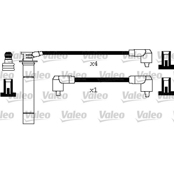 Снимка на Комплект запалителни кабели VALEO 346619 за Seat Ibiza 2 (6K) 1.8 i 16V - 129 коня бензин
