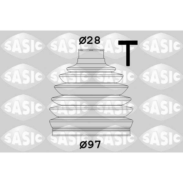 Снимка на Комплект маншон за каре SASIC 1906061 за Audi Q3 8U 2.0 TDI quattro - 177 коня дизел