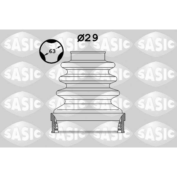 Снимка на Комплект маншон за каре SASIC 2873883 за Peugeot Partner Box (5) 1.4 - 75 коня бензин