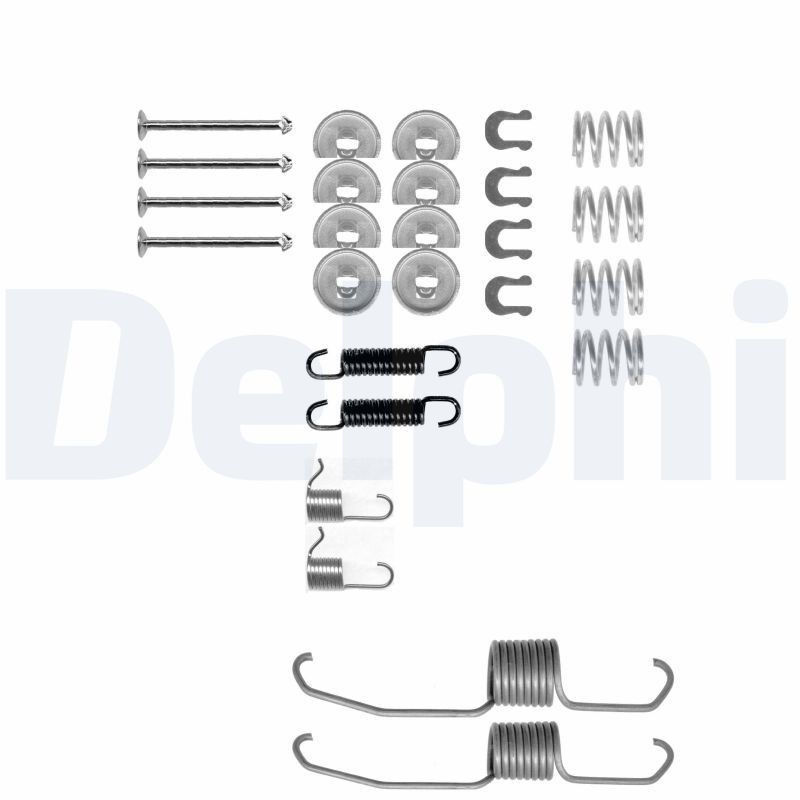 Снимка на Комплект принадлежности, спирачни челюсти DELPHI LY1106 за Toyota Corolla FX Compact (E8B) 1.8 D (CE80_, CE80) - 64 коня дизел