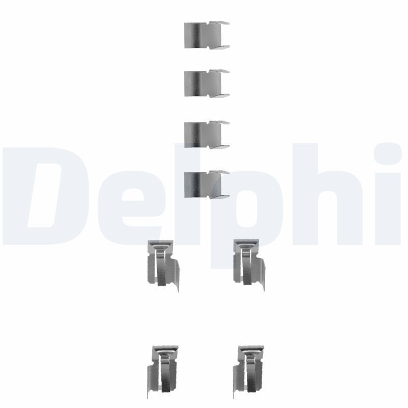 Снимка на Комплект пружина за спирачен апарат DELPHI LX0183 за Daihatsu Rocky Soft Top (F7, F8) 2.8 TD - 102 коня дизел