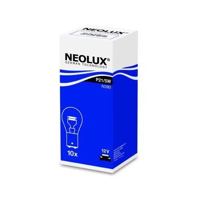 Снимка на Крушка за стоп светлини и габарити NEOLUX P21/5W N380 за Renault Trafic 3 Box 2.0 dCi 145 (FGML) - 145 коня дизел