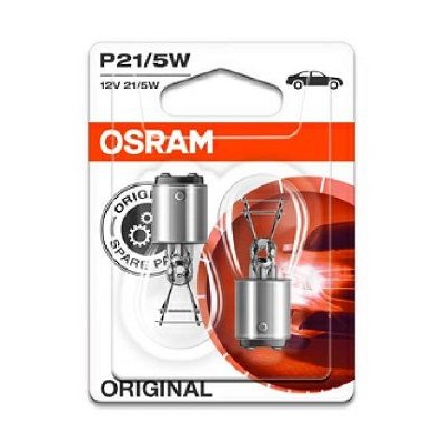 Снимка на Крушка за стоп светлини и габарити OSRAM ORIGINAL P21/5W 7528-02B за Ford Transit BOX (FA) 2.0 TDCi - 125 коня дизел