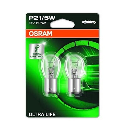 Снимка на Крушка за стоп светлини и габарити OSRAM ULTRA LIFE P21/5W 7528ULT-02B за Opel Vivaro Combi 2014 1.6 CDTI (06) - 90 коня дизел