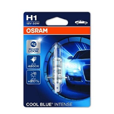 Снимка на Крушка за фарове и халогени OSRAM COOL BLUE INTENSE H1 64150CBI-01B за мотор KTM Hard Enduro 640 LC4-E - 50 коня бензин