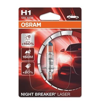 Снимка на Крушка за фарове и халогени OSRAM NIGHT BREAKER® LASER H1 64150NL-01B за Citroen Relay Platform 244 2.0 HDi - 84 коня дизел