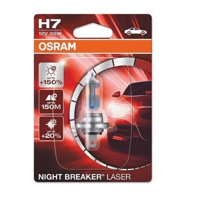 Снимка на Крушка за фарове и халогени OSRAM NIGHT BREAKER® LASER H7 64210NL-01B за Subaru Tribeca (B9) 3.0 (WXE) - 250 коня бензин