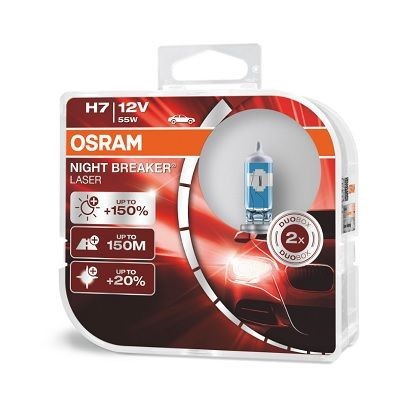 Снимка на Крушка за фарове и халогени OSRAM NIGHT BREAKER® LASER H7 64210NL-HCB за Citroen C3 Picasso 1.6 HDI 90 - 92 коня дизел