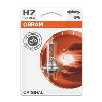 Крушка за фарове и халогени OSRAM ORIGINAL H7 64210-01B за Audi A6 Avant  (4B, C5) 2.5 TDI - 150 коня | Крушки за фарове