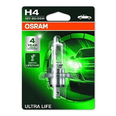 Снимка на Крушка за фарове и халогени OSRAM ULTRA LIFE H4 64193ULT-01B за Opel Frontera B 2.2 i (6B_ZC, 6B_VF, 6B_66, 6B_76) - 136 коня бензин