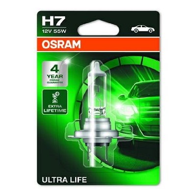 Оценка и мнение за Крушка за фарове и халогени OSRAM ULTRA LIFE H7 64210ULT-01B