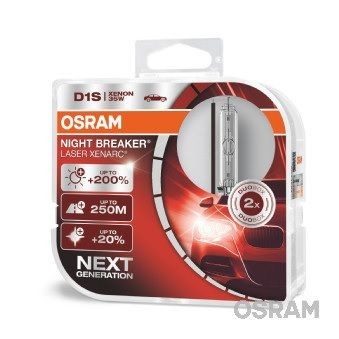 Снимка на Крушка за фарове и халогени OSRAM XENARC® NIGHT BREAKER® LASER D1S 66140XNL-HCB за BMW X2 (F39) xDrive 18 d - 150 коня дизел
