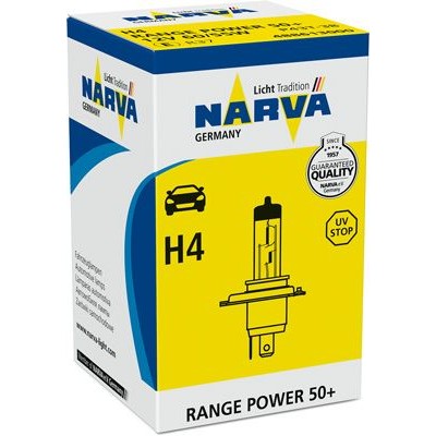 Оценка и мнение за Крушка с нагреваема жичка, главни фарове NARVA Range Power 50+ H4 488613000