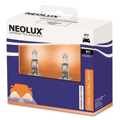 Снимка на Крушка с нагреваема жичка, главни фарове NEOLUX Extra Light 130% H1 N448EL1-2SCB за Citroen Jumpy BOX 2.0 HDi 120 4x4 - 120 коня дизел