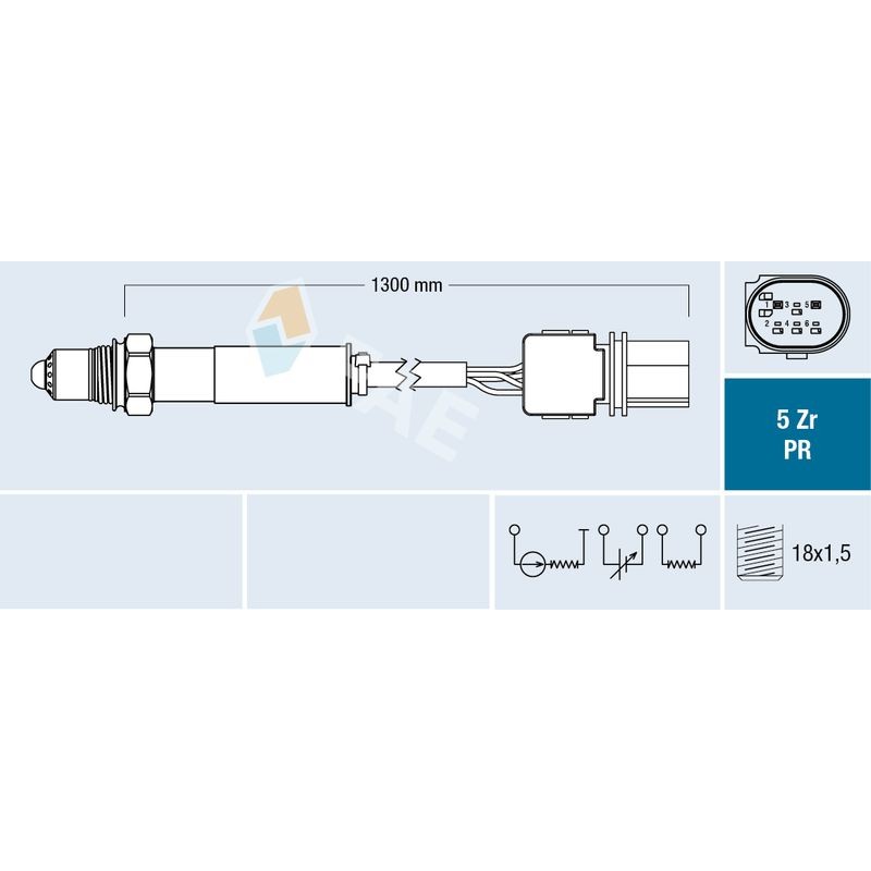 Снимка на Ламбда сонда FAE 75098 за Mercedes SLK (r172) 250 (172.447) - 204 коня бензин