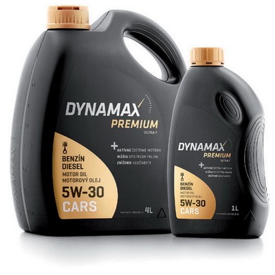 Снимка на Моторно масло DYNAMAX PREMIUM ULTRA F 5W-30 501996 за камион Mercedes Actros MP2, MP3 2555, L, LL - 165 коня бензин