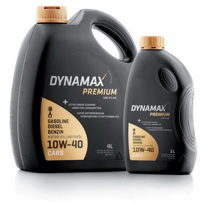Снимка на Моторно масло DYNAMAX PREMIUM UNI PLUS 10W-40 501893 за камион Renault MIDLUM 190.08 - 190 коня дизел
