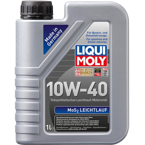 Снимка на Моторно масло LIQUI MOLY MoS2 Leichtlauf 10W-40 1091 за Lexus GS Saloon (GWS,GRS,UZS) 460 (URS190_, URS190R) - 347 коня бензин