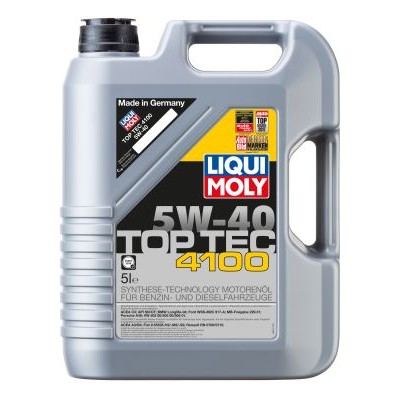 Снимка на Моторно масло LIQUI MOLY Top Tec 4100 5W-40 9511 за Renault Megane 1 Classic (LA0-1) 1.9 TDI - 94 коня дизел