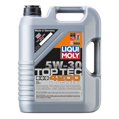 Снимка на Моторно масло LIQUI MOLY Top Tec 4200 5W-30 8973 за Audi A5 (F53) 3.0 TDI - 218 коня дизел