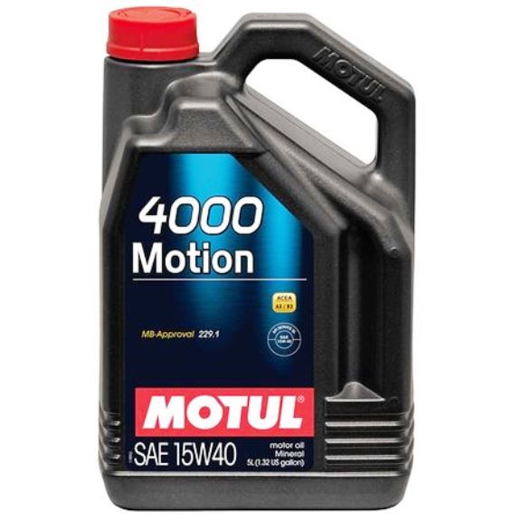 Снимка на Моторно масло MOTUL 4000 MOTION 15W40 15W40 100295 за Renault Megane 4 Grandtour 1.5 dCi 110 - 110 коня дизел