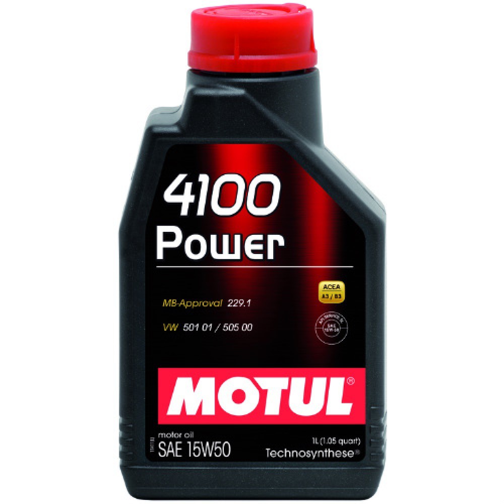 Снимка на Моторно масло MOTUL 4100 POWER 15W50 15W50 102773 за Toyota Hilux 5 Pickup (N, KZN1, VZN1) 2.4 D (LN85_, LN110, LN90) - 83 коня дизел