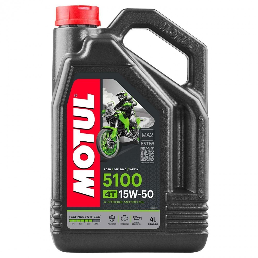 Снимка на Моторно масло MOTUL 5100 4T 15W50 15W50 104083 за мотор Ducati Monster Monster 750 I.E. - 64 коня бензин