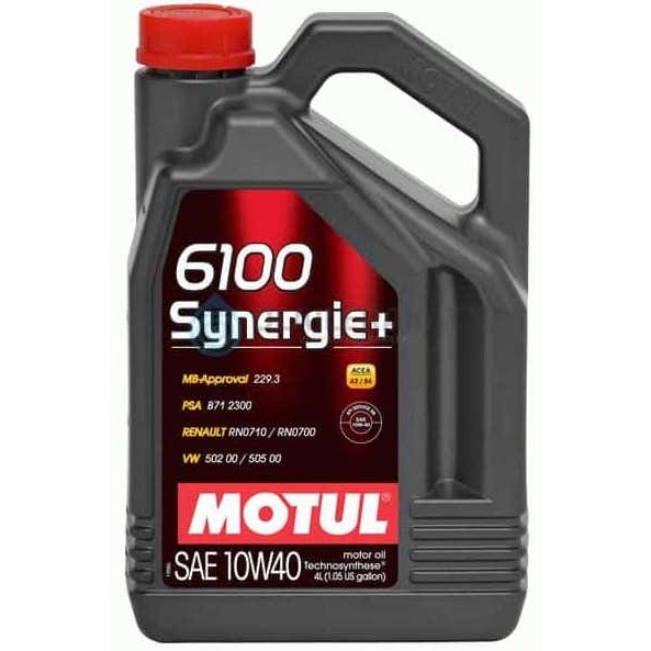 Снимка на Моторно масло MOTUL 6100 SYNERGIE+ 10W40 10W40 101491 за Lexus GS Saloon (GWS,GRS,UZS) 460 (URS190_, URS190R) - 347 коня бензин