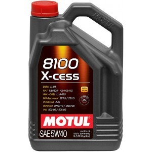 Снимка на Моторно масло MOTUL 8100 X-CESS 5W40 5W40 102870 за Hyundai i30 1.6 - 126 коня бензин
