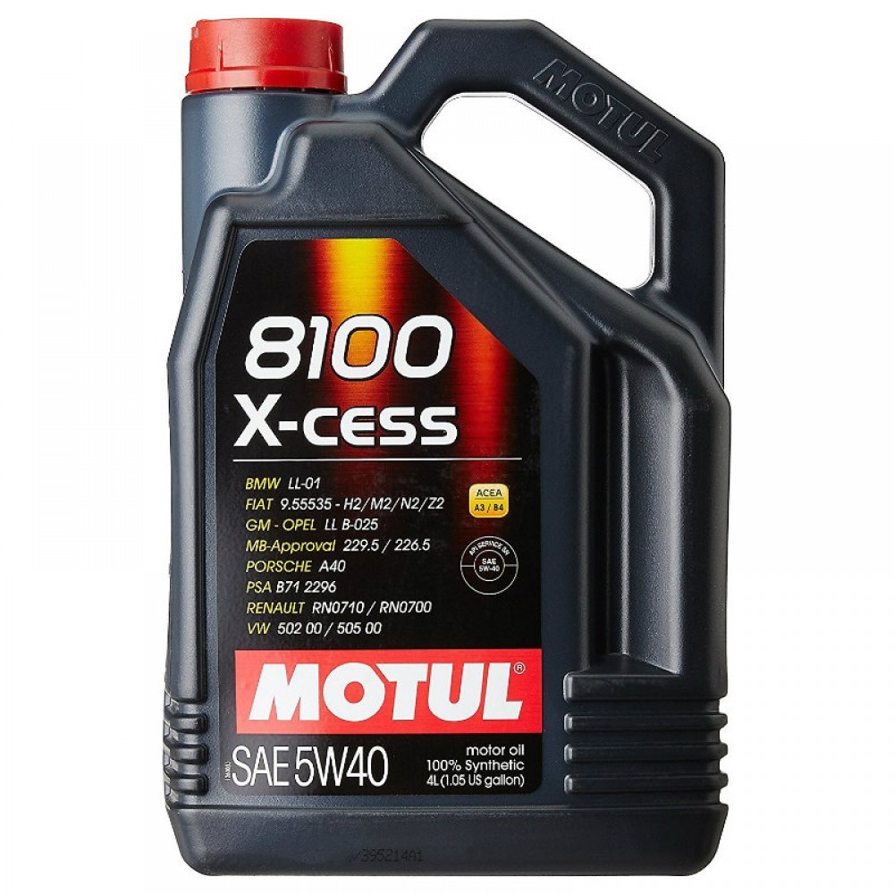 Снимка на Моторно масло MOTUL 8100 X-CESS 5W40 5W40 104256 за Hyundai i30 1.6 - 126 коня бензин