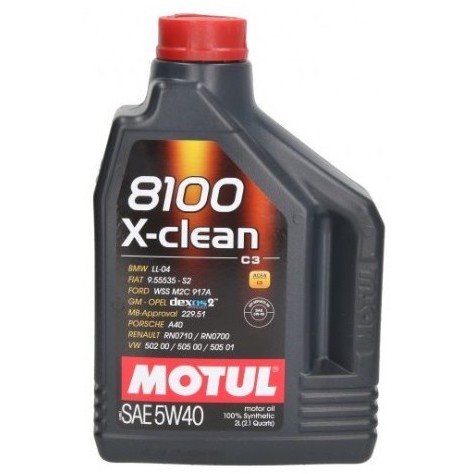 Снимка на Моторно масло MOTUL 8100 X-CLEAN 5W40 5W40 102049 за VW Golf 1 (17) 1.8 - 90 коня бензин