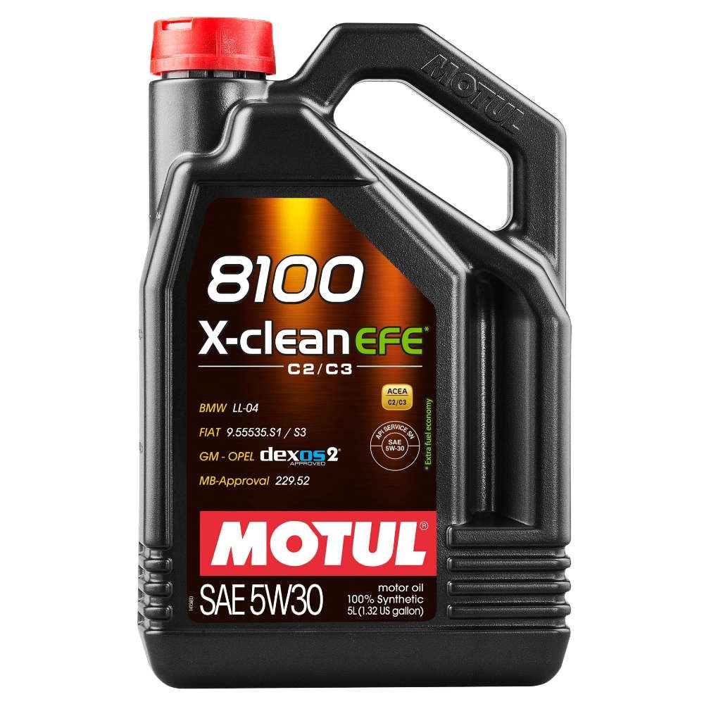 Снимка на Моторно масло MOTUL 8100 X-CLEAN EFE 5W30 5W30 107206 за камион Iveco Eurocargo 1-2-3 180 E 24, 180 E 25 tector - 240 коня дизел