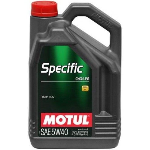 Снимка на Моторно масло MOTUL SPECIFIC CNG/LPG 5W40 5W40 101719 за камион MAN TGX 26.480 FNHLS - 480 коня дизел