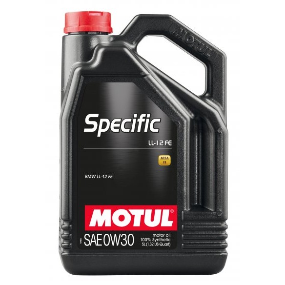 Снимка на Моторно масло MOTUL SPECIFIC LL-12 FE 0W30 0W30 107302 за Porsche 911 (996) 3.6 GT3 - 483 коня 