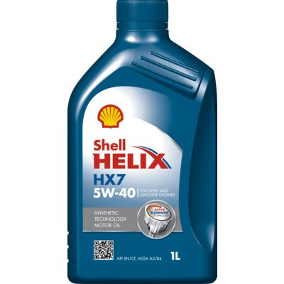 Снимка на Моторно масло SHELL Helix HX7 5W-40 550046275 за Audi A1 Sportback (GBA) 30 TFSI - 116 коня бензин
