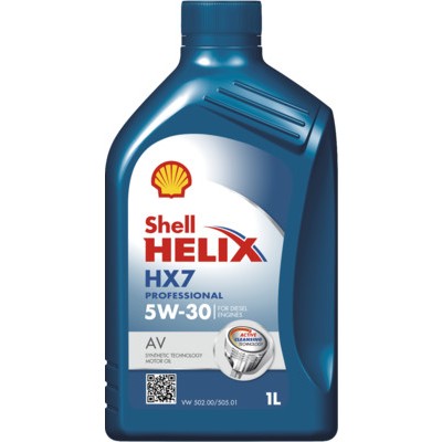 Снимка на Моторно масло SHELL Helix HX7 Professional AV 5W-30 550046311 за Audi A5 (F53) 3.0 TDI - 218 коня дизел