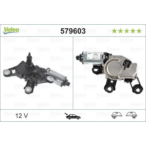 Моторче за чистачки VALEO ORIGINAL PART 579603 за Audi A4 Avant (8E5, B6)  2.4 - 163 коня | Моторче за чистачки