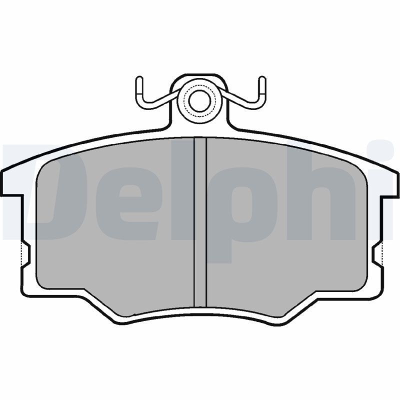 Снимка на Накладки DELPHI LP1824 за VW Scirocco (137) 2.0 TSI - 210 коня бензин
