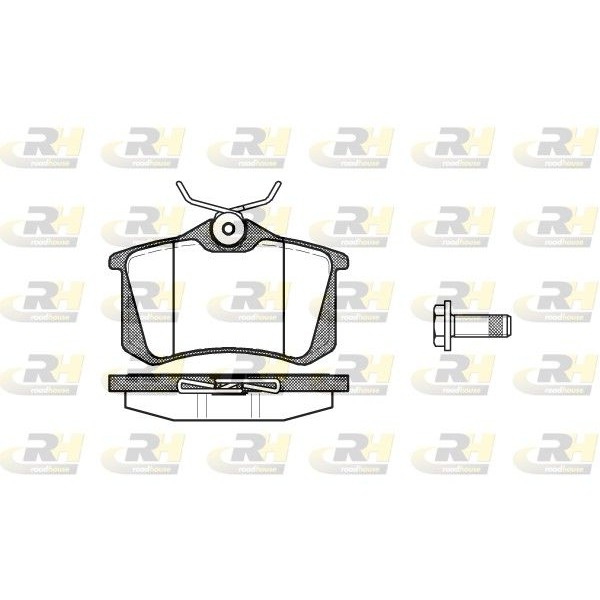 Снимка на Накладки ROADHOUSE 2263.05 за Renault Megane 3 Coupe 1.9 dCi (DZ0N, DZ0J, DZ1J, DZ1K) - 131 коня дизел