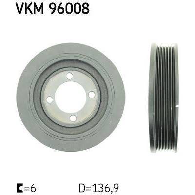 Снимка на Обтяжна ролка ангренажен ремък SKF VKM 75629